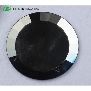 Verre miroir plat ultra-clair trempé personnalisé avec placage prismatique pour pièces spéciales d'instruments, écologique et haute résistance - Product Image 3