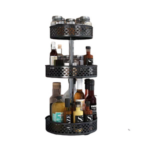 Plato giratorio de Metal ajustable de 12 pulgadas, estante para especias, encimera de cocina, mesa de comedor, organizador giratorio <span class=keywords><strong>Lazy</strong></span> <span class=keywords><strong>Susan</strong></span> para armario, despensa - Product Image 2