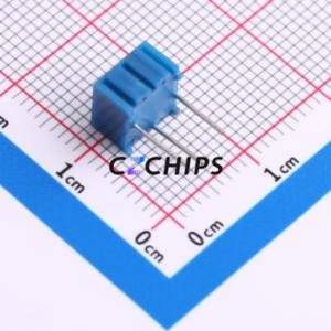 ตัวต้านทาน/โพเทนชิโอมิเตอร์แบบปรับได้สำหรับ3362P-1-503ผ่านชิ้นส่วนรู (THT)-3P, ตัวต้านทาน7x6.8มม. 50Kohm 10% 500 250mw ppm/℃ - Product Image 2