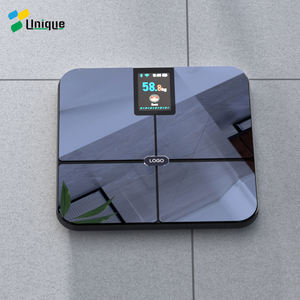 실시간 데이터 동기화 기능의 독창적인 인체공학 스마트 체지방 체중계 - 체중, BMI 및 일일 건강 트렌드 모니터링 - Product Image 1