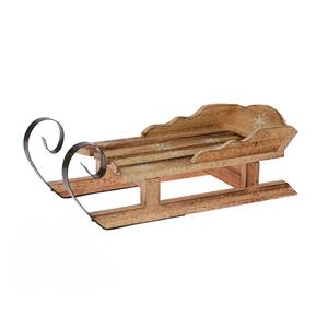 Tobogán de madera y metal 11x34cm - Product Image 1