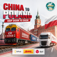 Expédition DDP en Pologne, Transitaire DDP vers la Pologne, Agent d'approvisionnement 1688 DDP, Fret maritime porte-à-porte Chine