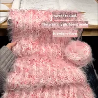 Fil à tricoter en laine mélangée à poils longs, teint en masse, 150g, super doux et anti-boulochage, idéal pour le tricot à la main des écharpes et des pulls (vente en gros)