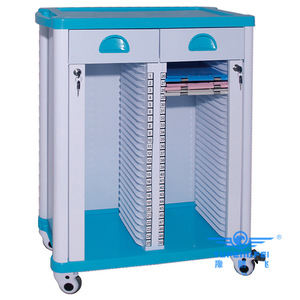 Carrito de Almacenamiento de Historiales Médicos Yu Pengfei, 750*410*950mm, ABS con Cerradura, para Uso Hospitalario - Product Image 2