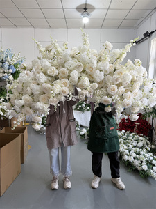 IF <span class=keywords><strong>G</strong></span> - Camino de Mesa Floral Decorativo en Oferta, Arcos Blancos de Lujo para Decoración de Recepciones de Boda - Product Image 6