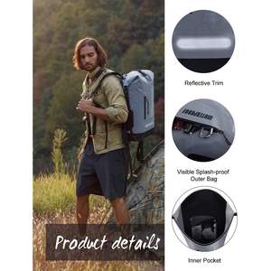 Zaino impermeabile Premium 20L/30L/40L da uomo galleggiante Dry Bag Kayak zaino da viaggio - Product Image 4