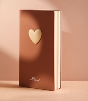 Taccuino A7 con Design in Morbida Pelle PU, Blocco Note Portatile Creativo, Diario Tascabile Stile Ins