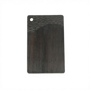 Planche à découper en teck personnalisée, épaisseur 1,5 cm, pour trancher et servir - Product Image 1