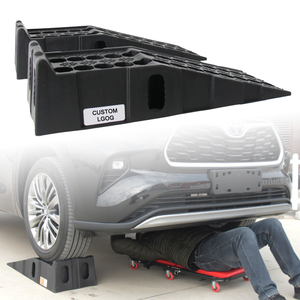 GT-14P Heavy Duty Truck Ramps 7.1" Lift Plastic Portable Car Ramps Vehicle Repair Ramps For Maintenance Or Oil Changes