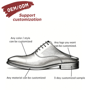 Sandalias de Cuero Vacuno Personalizadas OEM, Modernas, Cómodas, con Aumento de Altura, Estilo Slip-on, Formales para Oficina y Negocios, para Verano y Otoño - Product Image 5