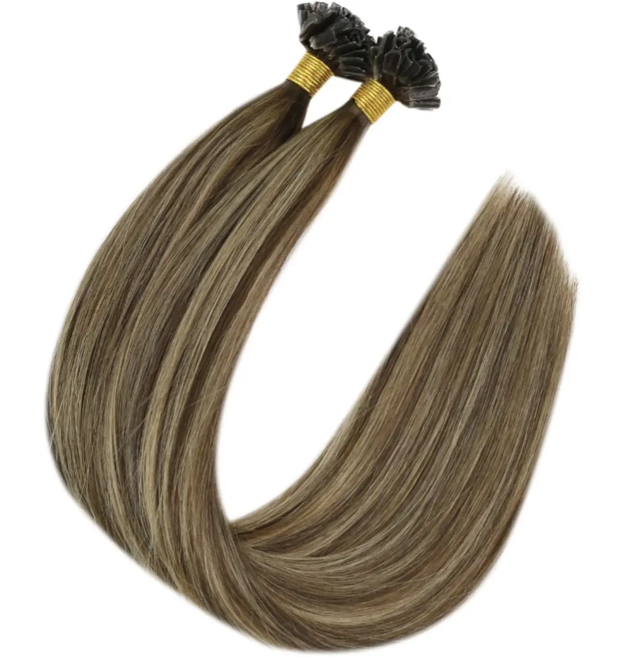 Preço de fábrica por atacado 12A cabelo cru cutícula alinhada dupla desenhada ponta em U extensões de cabelo cabelo humano para mulher