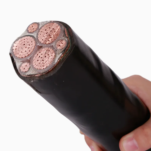 Conducteur en cuivre souterrain, isolé en XLPE, blindé en fil d'acier (SWA), câble d'alimentation gainé de PVC (YJV) - Product Image 2