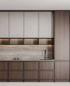 Meubles de chambre à coucher sur mesure d'usine, style médiéval américain moderne, armoires murales pour salle de vêtements et télévision - Product Image 5