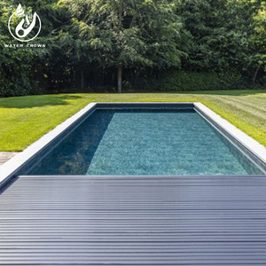 Cubierta de <span class=keywords><strong>Piscina</strong></span> Deslizante Automática para Piscinas Elevadas, Cubierta <span class=keywords><strong>Flotante</strong></span> de PC para Exteriores, Suministro del Fabricante 2025 - Product Image 2