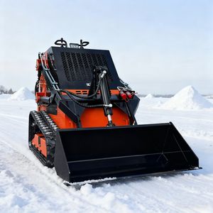 Гусеничный мини-погрузчик T460, гусеничный погрузчик, настраиваемый мелкомасштабный сельскохозяйственный бульдозер с насадками - Product Image 2