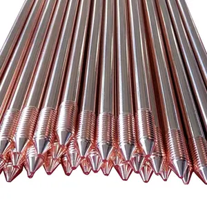 Professional Produce Electrical Equipment Furse Earthing Eectrode Galvanized Earth Rod Copper Grounding Rod For Earthing