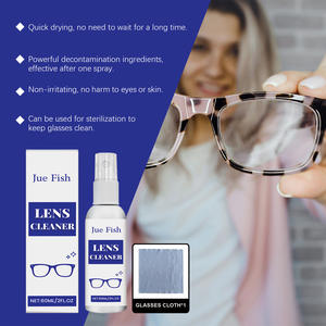 Spray nettoyant pour lunettes Jue Fish en gros, nettoyage et <span class=keywords><strong>entretien</strong></span> doux, anti-buée, vision claire, portable - Product Image 1