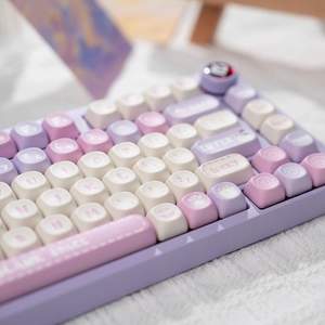 คีย์บอร์ดแบบมีสาย LEOBOG รุ่น Hi75c RGB แบบปรับแต่งได้ โครงสร้างอะลูมิเนียมแบบ Gasket ออกแบบตามหลักสรีรศาสตร์สำหรับเดสก์ท็อป เสียงมาจองใหม่ ไร้เสียงรบกวน - Product Image 6