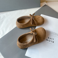 Chaussures plates pour enfants style OEM avec nœud décoratif mignon pour petites filles