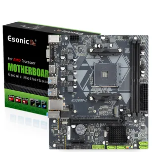 Carte mère ESONIC A520 M-E Gaming (compatible avec AMD AM4 3e génération ry-zen 5000,2XDDR4,USB3.0,M.2, micro-atx)