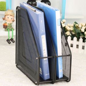 Metal Mesh 2 Tiers Magazine Holder Document <b>File</b> <b>Organizer</b> for Office School Supplies Cute Desk <b>Organizer</b> Hot Desk <b>Organizer</b> - Product Image 2