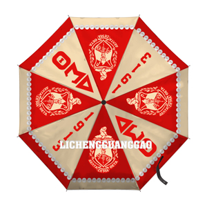 Paraguas Plegable Personalizado con Diseño de Letras de Sorority <span class=keywords><strong>Jack</strong></span> and Jill, con Perlas, Mango Corto, Automático, para Exteriores, Protección Solar - Product Image 3