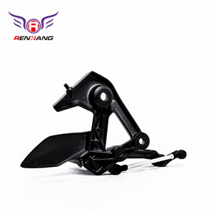 Reposapiés negro para motocicleta <span class=keywords><strong>Renhang</strong></span> ADC12 original de fábrica para colocación inferior en los Sistemas de carrocería Italika 250 - Product Image 3