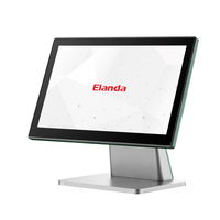 Sistem POS Desktop All-in-One Elanda 15,6 Inci Layar Sentuh Terminal Kasir POS Android