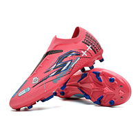 Chaussures de football FG haute performance pour hommes, en maille respirante, légères, avec semelle extérieure en TPU pour la vitesse, bottes de football professionnelles, vente en gros OEM ODM