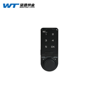 Serrure électronique numérique à combinaison sans clé I Factory avec clavier de sécurité et pavé tactile pour casier et armoire WT 1603BK