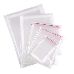 Untuk Dekorasi Pakaian Dalam Tas Kemasan Poli Paket Kemasan Ukuran Kecil Transparan Dalam Stok Plastik PE 200 Pcs Anti Lembab