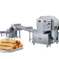 Machine automatique à samosas et à crêpes du Sud de l'Asie, machine à emballer les rouleaux de printemps, machine à rouleaux de printemps, vente chaude