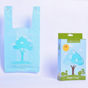 Bolsas de Caca para Perros con Logotipo Personalizado, Impresas, de Almidón de Maíz, Ecológicas, Biodegradables, Compostables, para Desechos de Mascotas - Product Image 1
