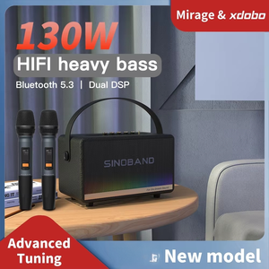 Sistema de Áudio à Prova d'Água IPX5 Sinoband Mirage 130W de Alta Potência para Karaokê com 5.3 Alto-falantes para Computador, Celular e Uso Externo - Product Image 2