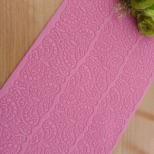 Stuoia professionale del merletto dello zucchero del modello di fiore in rilievo 3d del forno nuova muffa del fondente strumenti di decorazione della torta della muffa del silicone del fondente - Product Image 6