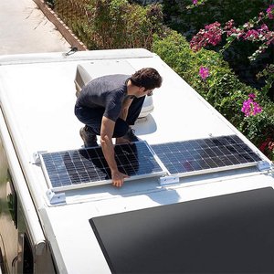 Accessoire PV, kit de fixation <span class=keywords><strong>solaire</strong></span> sans perçage en ABS, 4/5/7 pièces, pour caravane, bateau, abri, fourgonnette, <span class=keywords><strong>garage</strong></span> - Product Image 5