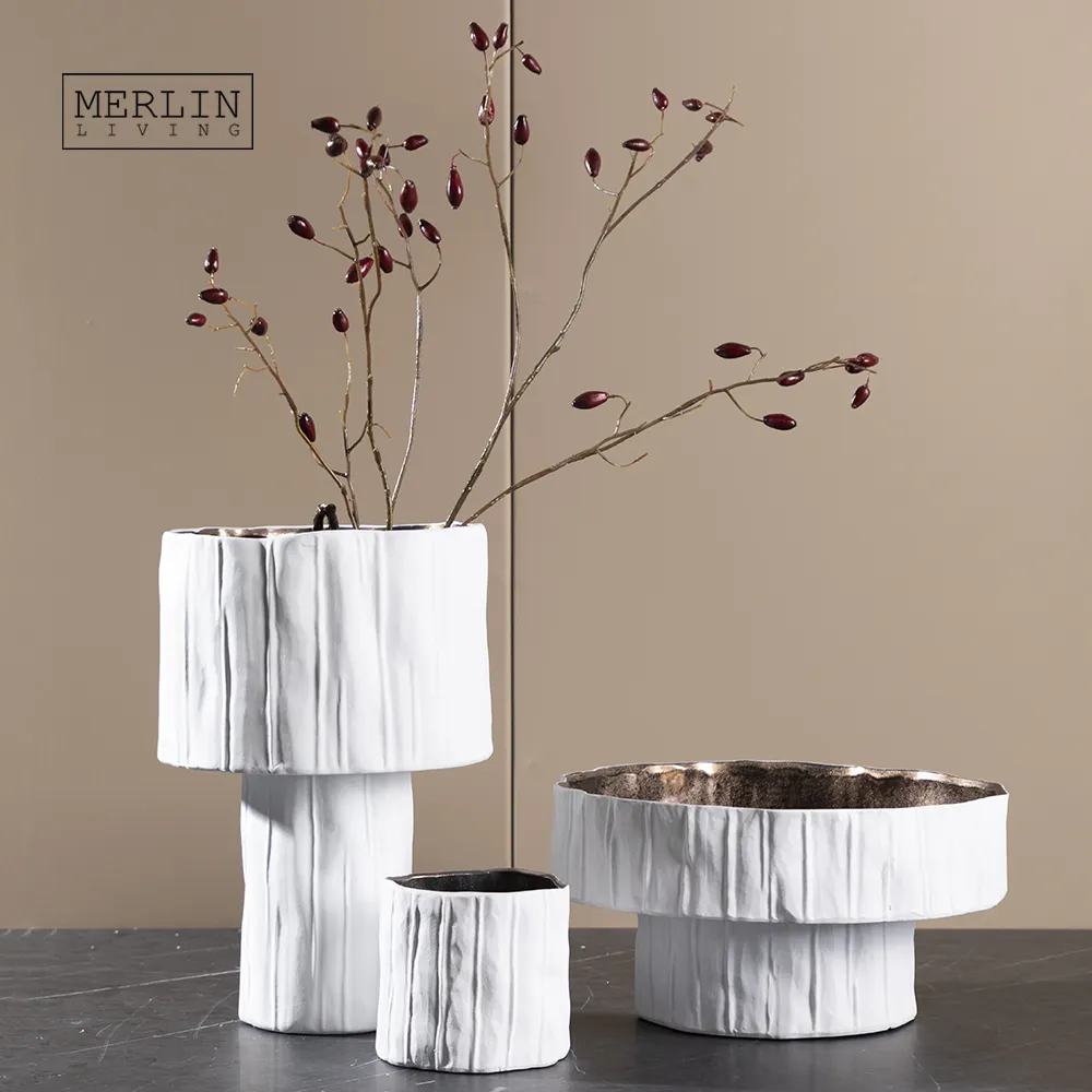 Merlin Living Nordic Fruit Bowl placcato oro altro arredamento moderno per la casa per ciotole di frutta Decorative di lusso