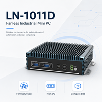 Mini PC Silencioso de Bajo Consumo con Doble LAN, COM, USB, HD, VGA, Almacenamiento Personalizable para Equipos Empresariales, OEM, ODM, Sin Ventilador
