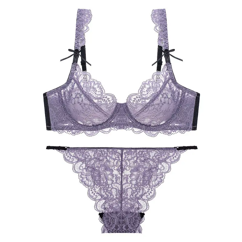 Lingerie Sexy Filles Sexy Dentelle Ordinaire Artisanat OEM Spandex Sous-Vêtements Transparents Pour Femmes