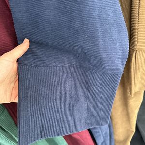 Abito Abaya Ispirato a Dubai per Primavera e Inverno, Moda Modesta in Morbido Cotone Pesante e Velluto a Coste, Eleganza Quotidiana - Product Image 3