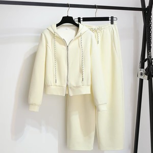 Tuta sportiva da <span class=keywords><strong>donna</strong></span> in autunno e in inverno, Set completo di felpa Casual in due pezzi di fascia alta e stile Western - Product Image 6
