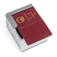 Escáner de Tarjetas de Identificación y Pasaportes, 8MP, Imagen a Color IR UV, Lector de Códigos de Barras MRZ OCR, Alimentación USB, con SDK para Recepción de Hotel