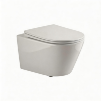 Ensemble WC en céramique avec réservoir et accessoires pour lavabo