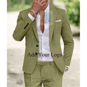 Ensemble de 2 pièces en toile complète, <span class=keywords><strong>costume</strong></span> de <span class=keywords><strong>mariage</strong></span> sur mesure en tissu de laine, veste et pantalon de sport pour hommes - Product Image 1