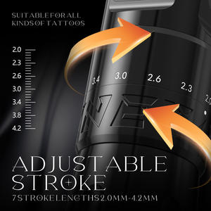 เครื่องสักไร้สาย XNET Talos รุ่นมอเตอร์ไร้แกนทรงพลัง สำหรับมืออาชีพ ปรับระยะชักได้ <span class=keywords><strong>2</strong></span>.0-4.<span class=keywords><strong>2</strong></span> มม. สำหรับงานศิลปะบนร่างกาย - Product Image 2