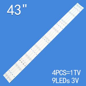 Bande de rétroéclairage LED pour téléviseur <span class=keywords><strong>Philips</strong></span> <span class=keywords><strong>43</strong></span> pouces pour GC43D09-ZC21FG-04 TCL L43F1S LE43E7900 AOC LD43E12M 43HFF3331/T3 43HFF5070/T3 - Product Image 1