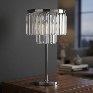 Dropshipping <b>Portable</b> Luxury Outdoor Restaurant Crystal Lantern Rechargeable <b>Table</b> Led <b>Lamp</b> Mood Lights <b>Table</b> <b>Lamp</b> - Product Image 1