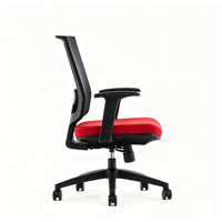 Silla de Oficina Ergonómica con Respaldo Medio de Malla y Soporte Lumbar Elástico Adaptativo, Directo de Fábrica, para Trabajadores