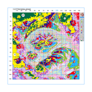 Mèo Cub 40x40cm/15.74inch Cross Stitch Kit DIY 11CT/14ct thêu sinh thái-bông chủ đề đầy đủ thêu treo tranh - Product Image 2