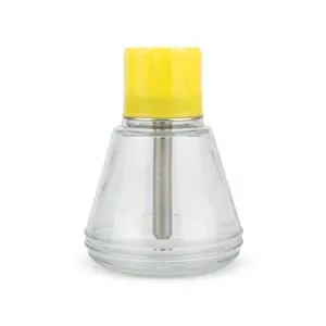 Dispenser vuoto della pompa della bottiglia di vetro di spinta calda del centro di rame puro per la bottiglia dell'alcool di rimozione dello smalto per unghie